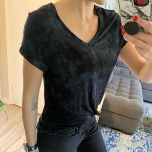 Women’s black tye dye t-shirt